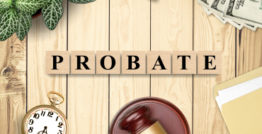 Probate sign with gavel, representing Plano probate lawyers